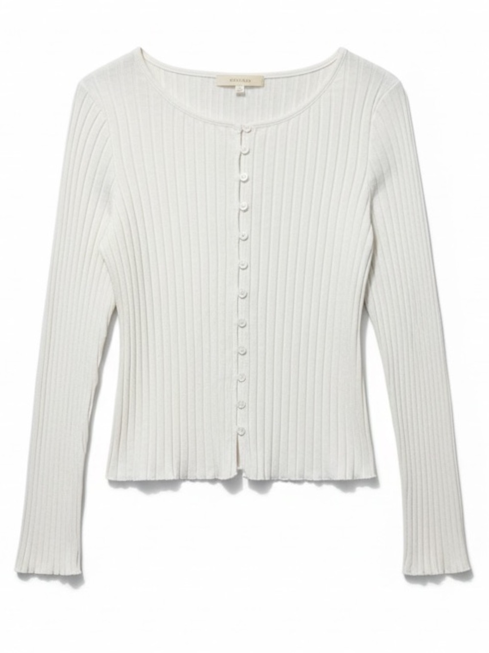 Free People Button-Up Ribbed Cardigan – XL